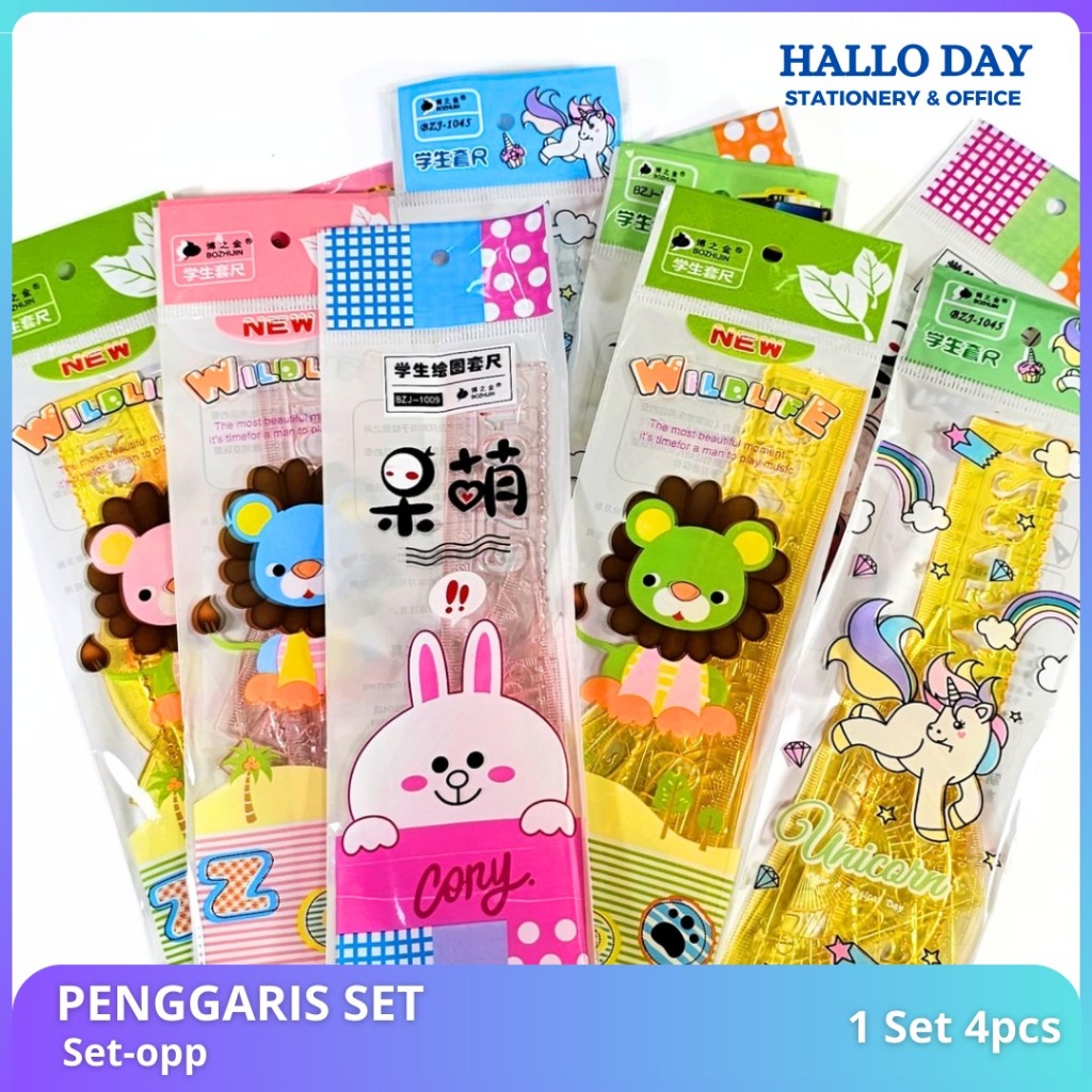 

HD Penggaris Set / Penggaris Plastik / Ruller Set / Penggaris Set Lengkap