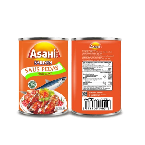 

AsaHi Sarden Saus Pedas 155 gr