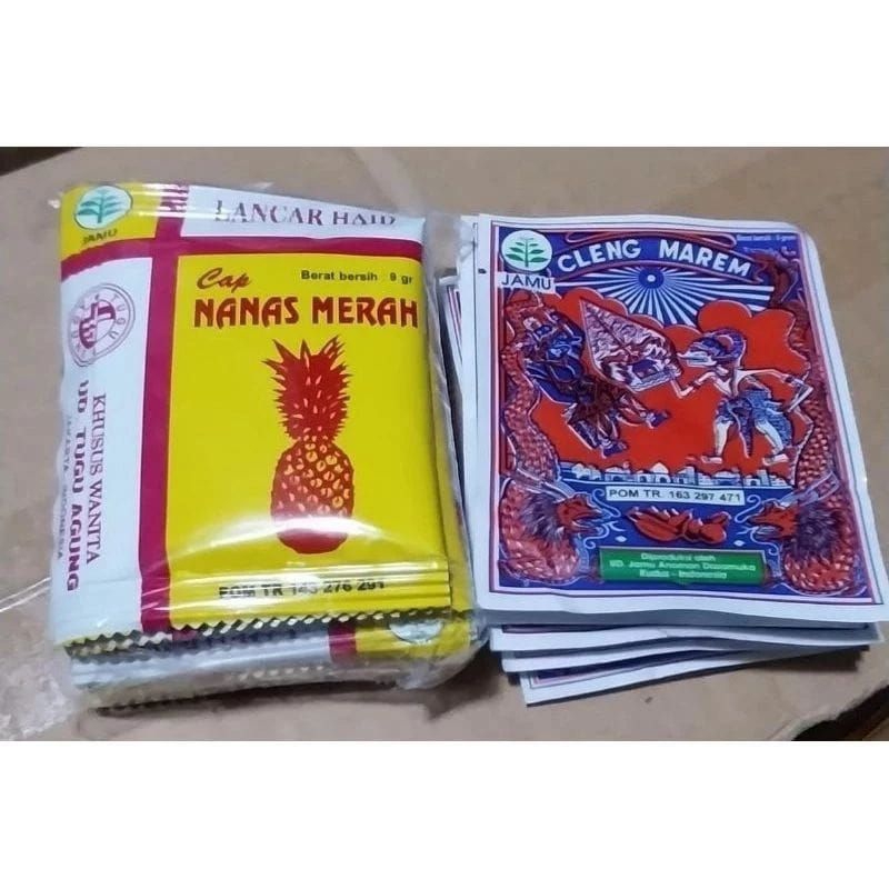 

pelancar haid 10 pcs jamu nanas merah & 10 pcs jamu wayang