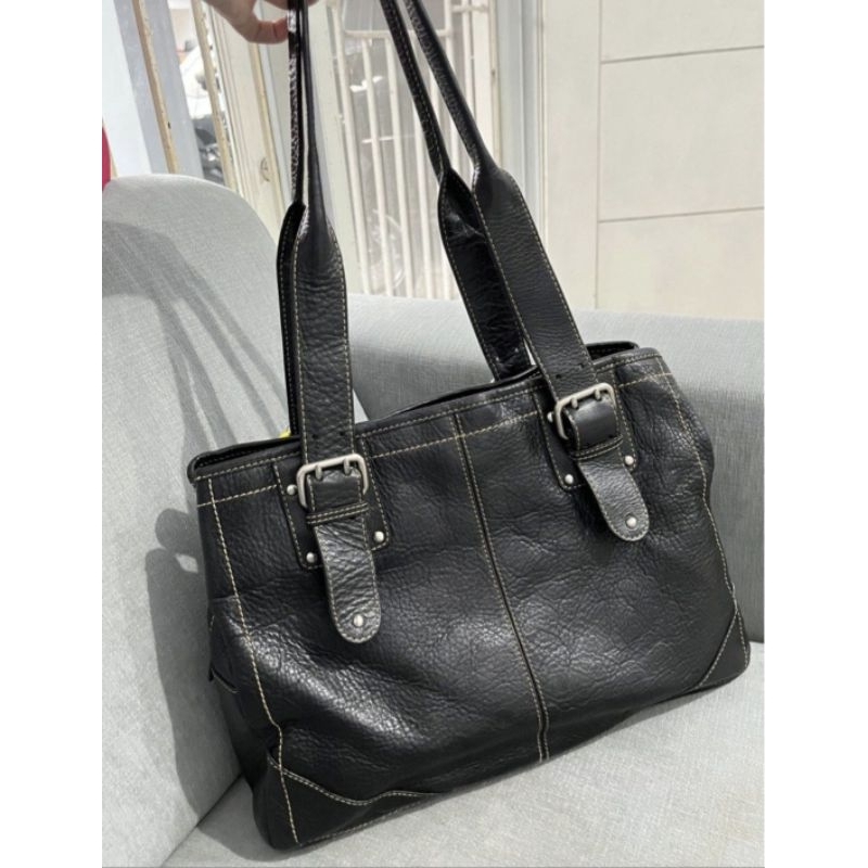Preloved Tas Aigner Vintage original Shoulder Bag / Aigner Bag original