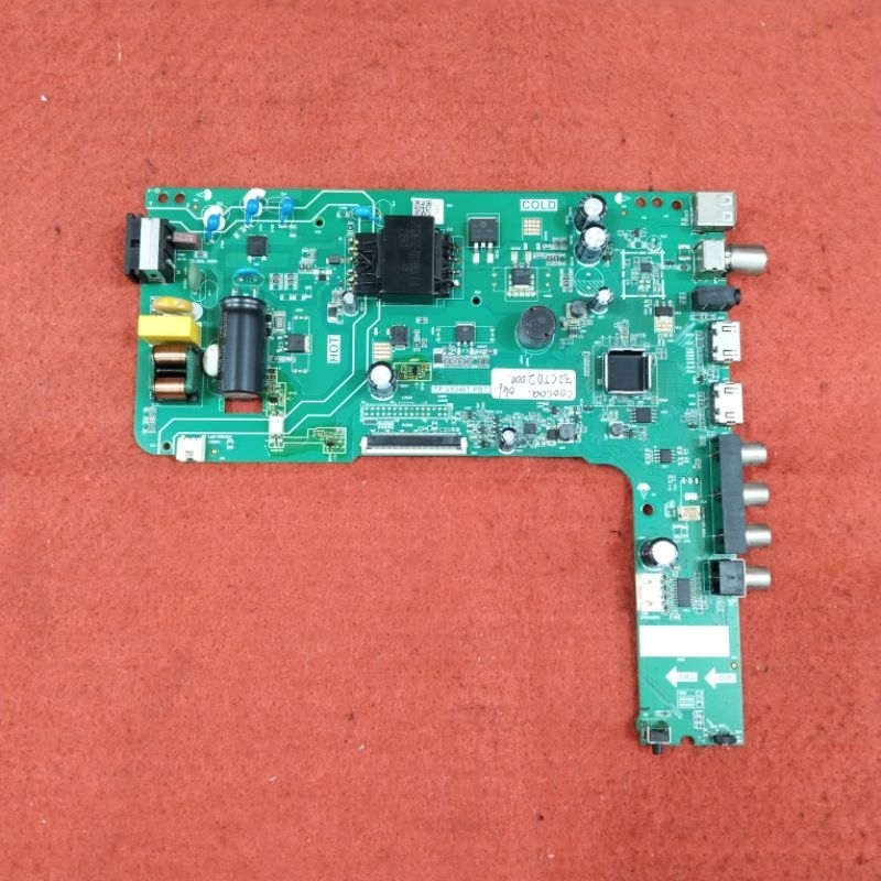 mb tv coocaa 32CTD2000 mainboard mesin tv led
