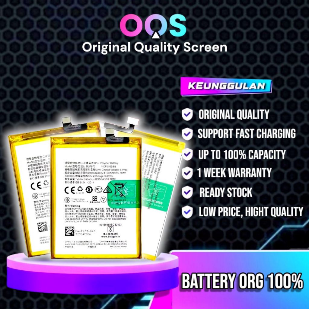 BATERAI REALME BLP911 REALME 9 PRO / V25 ORIGINAL