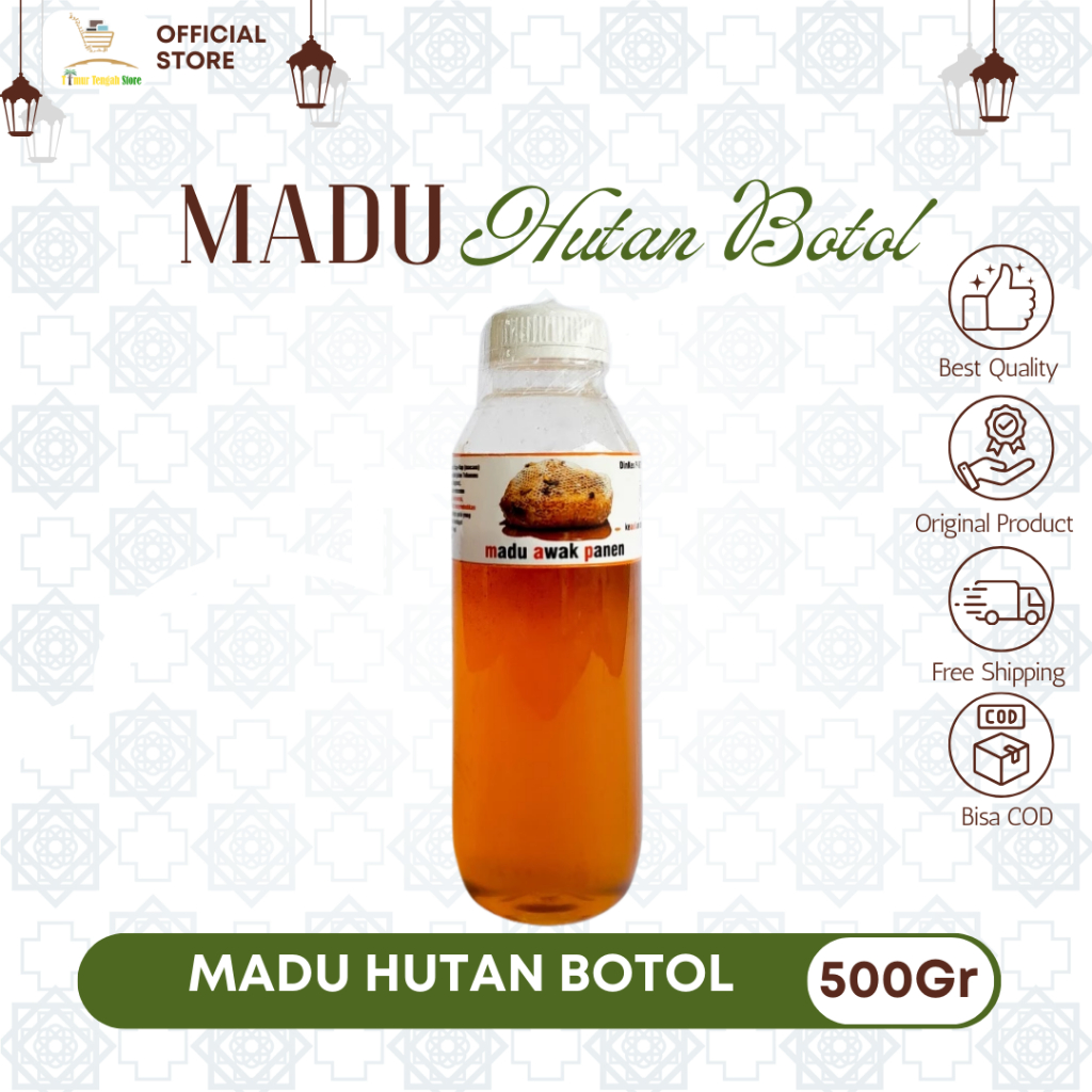 

Madu Awak Panen Hutan Alami 500g Madu Hutan Sialang