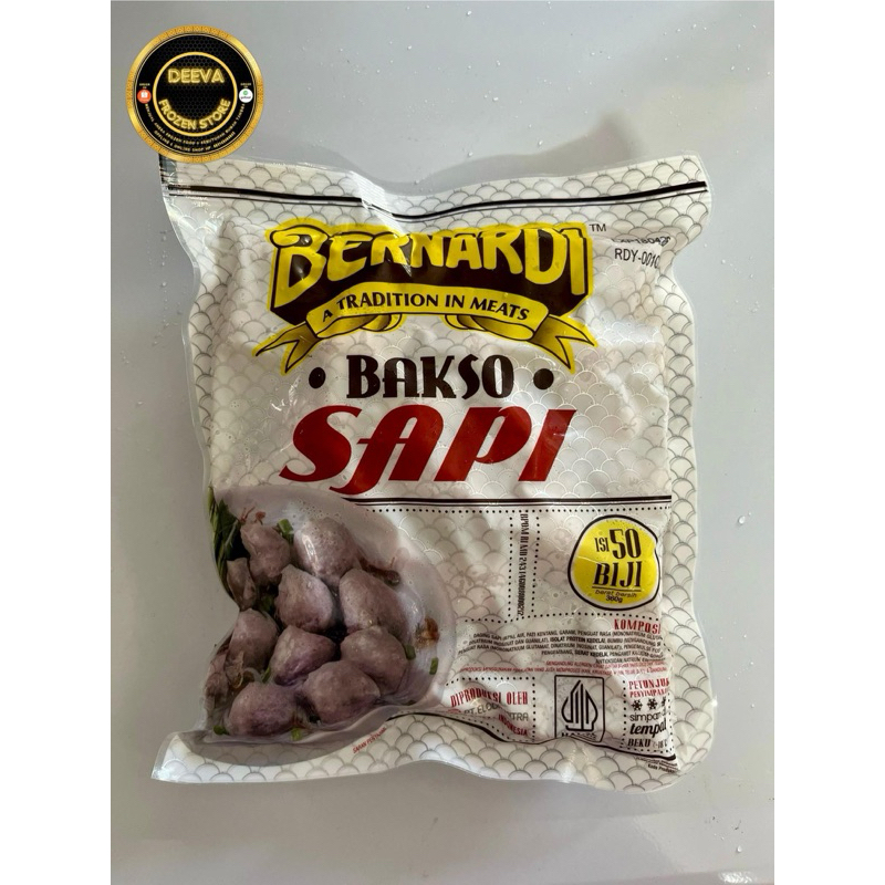 

Bernardi Bakso sapi kecil isi 50 360gr