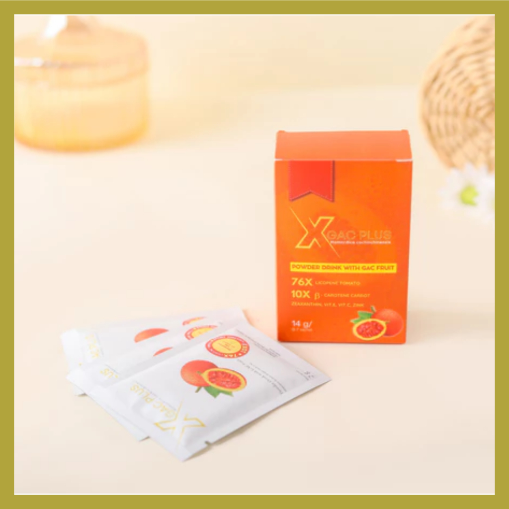 

XGac PLUS / Minuman Serbuk dengan Buah Gac /Minuman kesehatan 1Pax 10 sachet