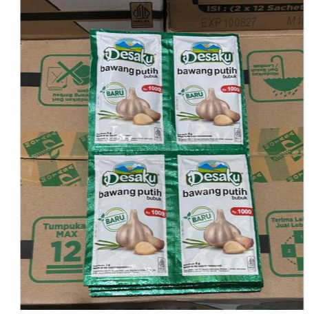 

Desaku Bawang Putih Bubuk 1 Renceng 12 Sachet
