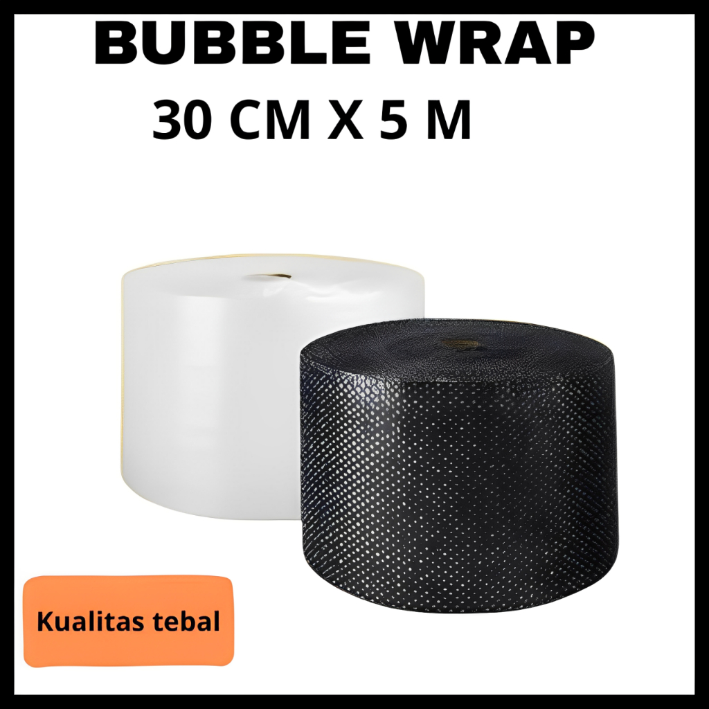 

Bubble Wrap Hitam Putih UK 30cm x 50meter Termurah Berkualitas Terjamin Tebal