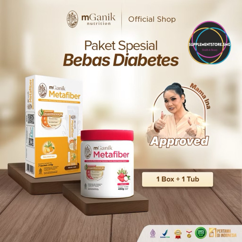 

(Bisa Gosend) mGanik Metafiber Leci Yuzu Cocopandan 450gr & mGanik Metafiber Yuzu Leci 105gr