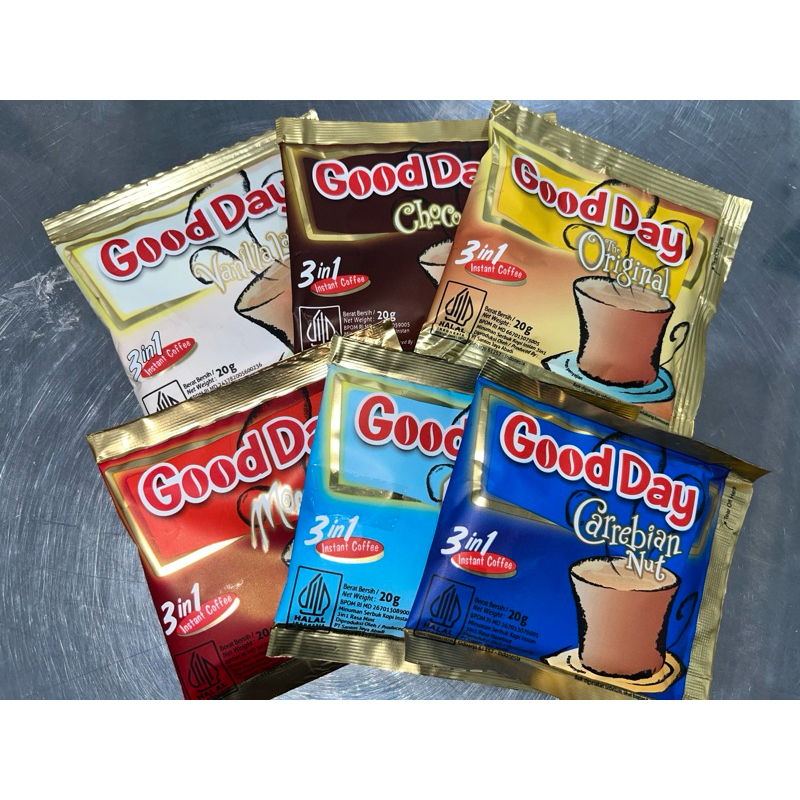 

GOOD DAY renceng all varian 3in1 20g 1renceng isi 10 sachet