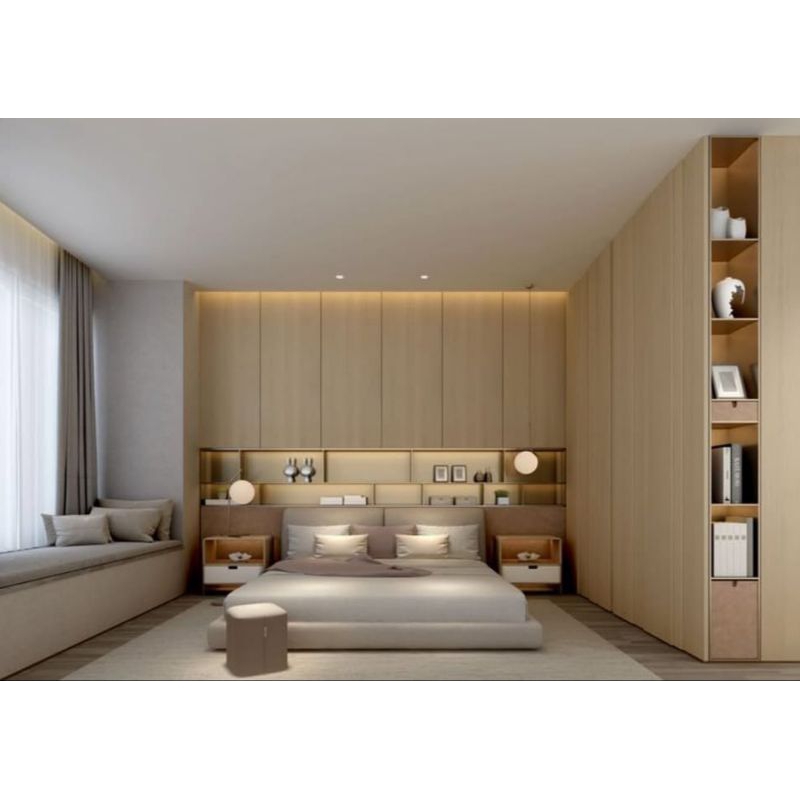 LEMARI PAKAIAN WARDROBE CUSTOM , LEMARI MINIMALIST