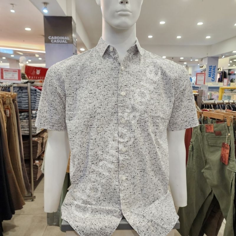 GIANI GRACIO ORIGINAL kemeja pria lengan pendek putih G7180500301
