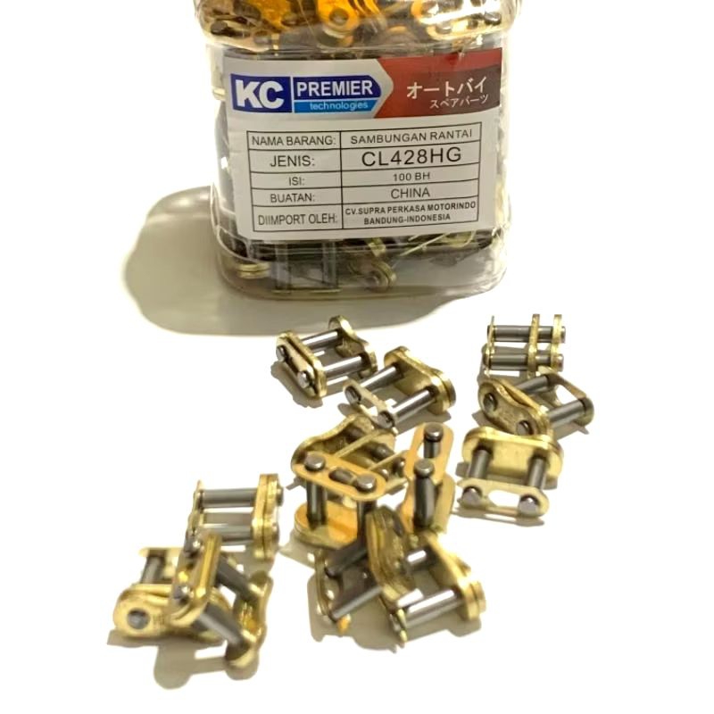 Sambungan Rantai Rante 428H Gold Emas KC PREMIER