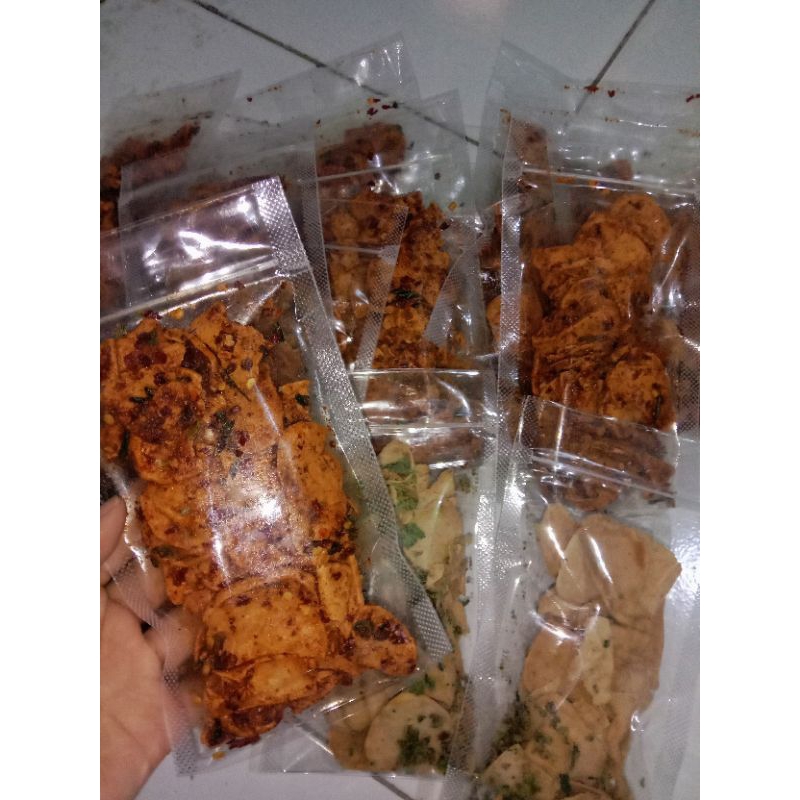

Basreng pedas & original daun jerukk