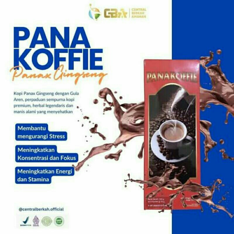 

PANA KOFFIE 1 BOX ISI 5 SACHET KOPI KESEHATAN ORIGINAL CBA