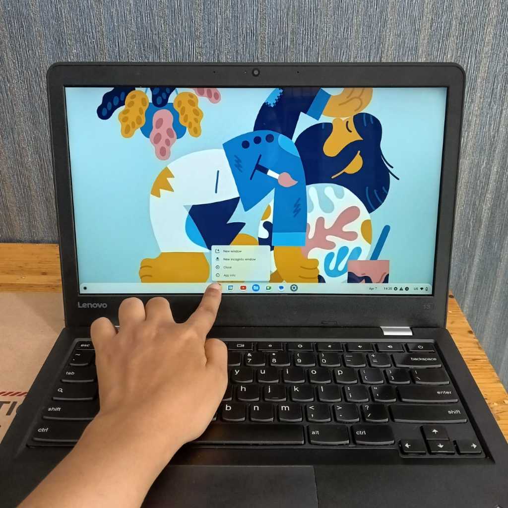 Lenovo Chromebook 13, Core i3-6200U,4/16GB, Black LIKE NEW