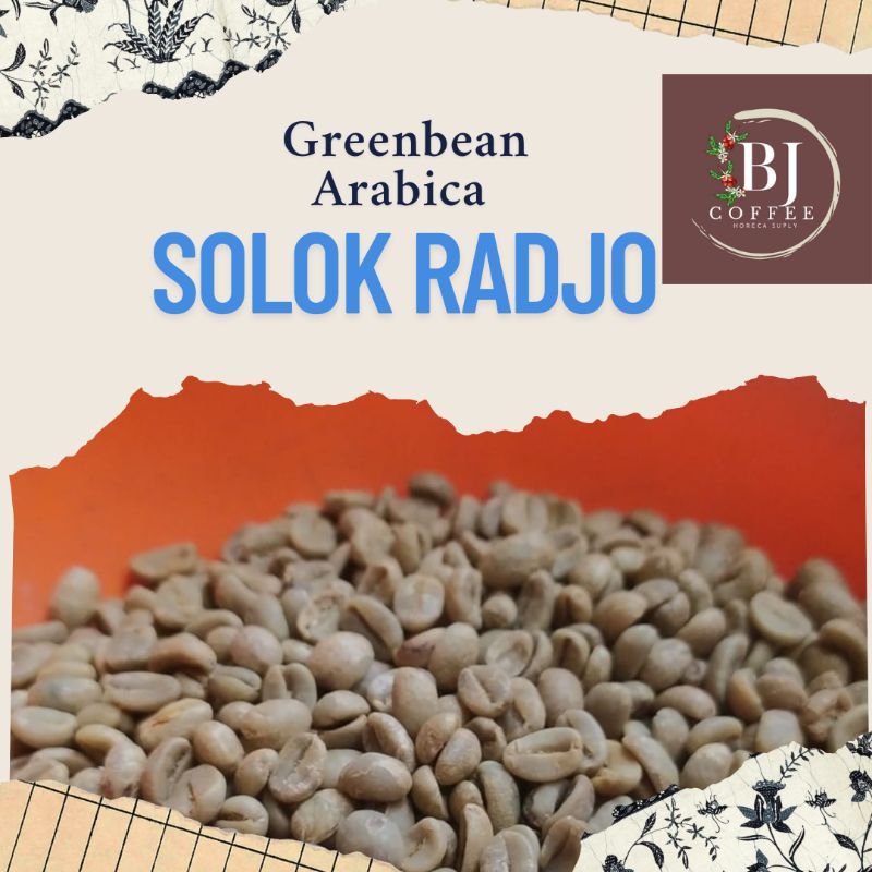 

Greenbean Biji Kopi Arabica Solok Radjo Fullwash Proses 1kg