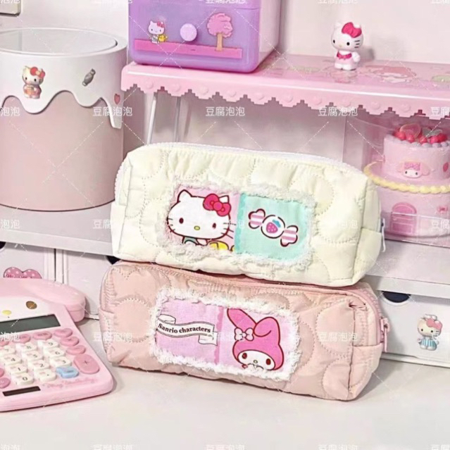 

LITTLE DAISY | IRENE Pencil Case Wanita Stylish Karakter Kitty Melody Kartun / Kotak Pensil Sekolah Perempuan Trendy Premium Quality