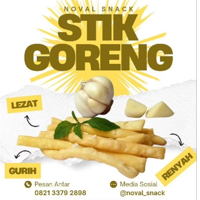 

Stik Goreng Snack Gurih Renyah Kriuk