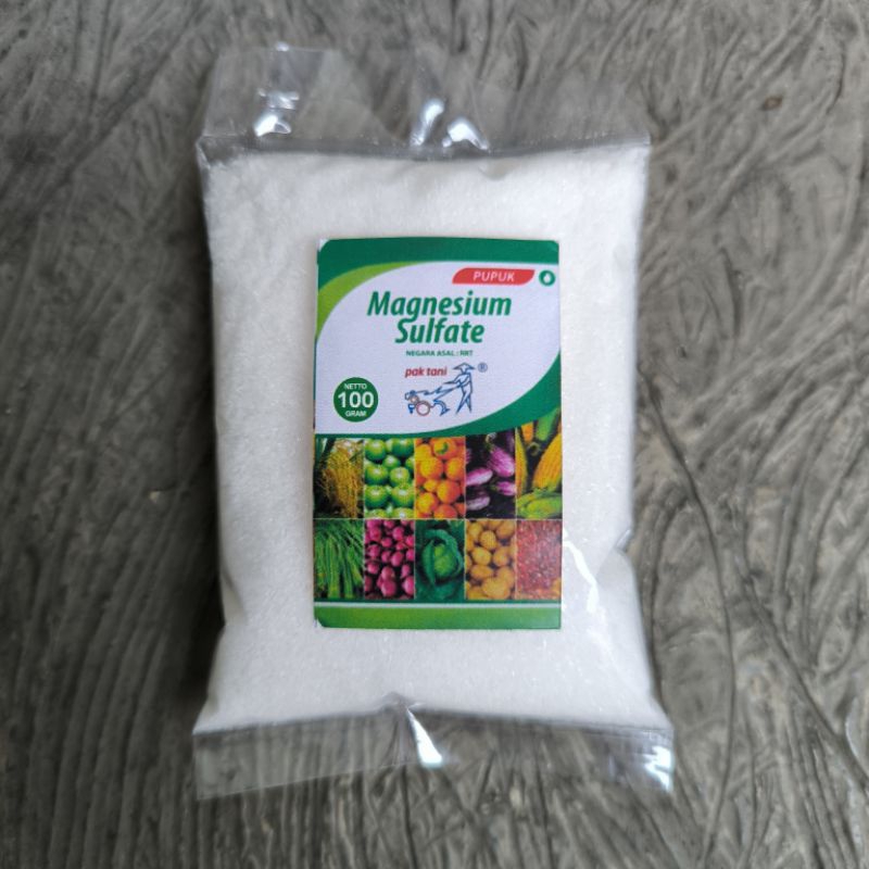 Pupuk Magnesium Sulfat Pak Tani Repack 100gr