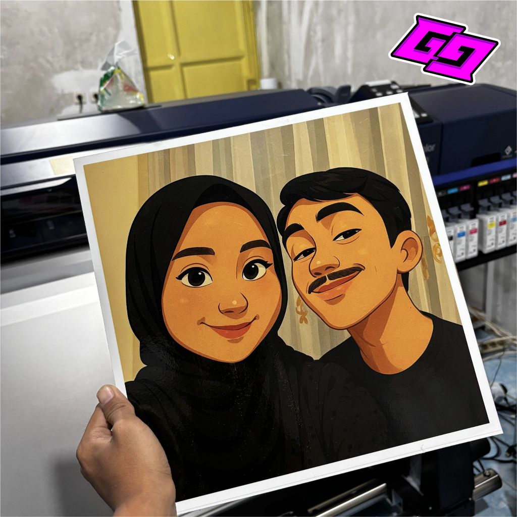 FOTO CUSTOM KARTUN CETAK FOTO CUSTOM KARTUN MDF