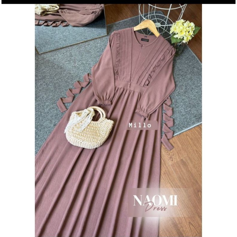 GAMIS CRINKEL#MIDI DRESS#GAMIS NAOMI#