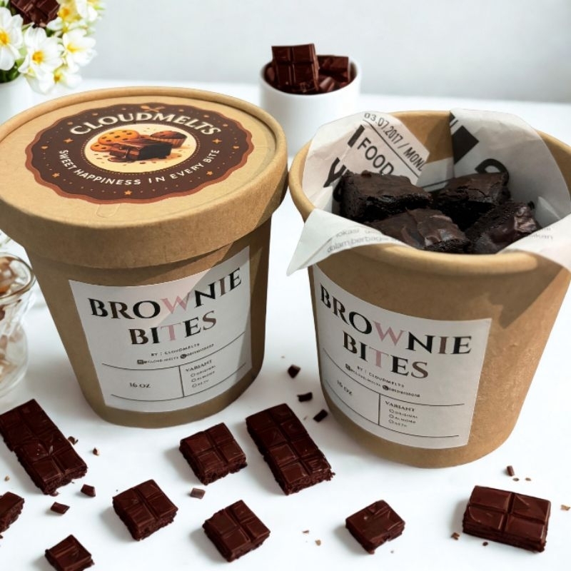 

Fudgy Brownies Bite