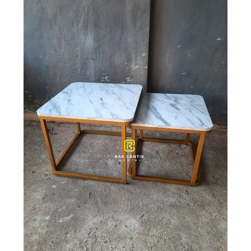 Meja beranak / Meja kotak minimalis / Meja tamu / Meja besi