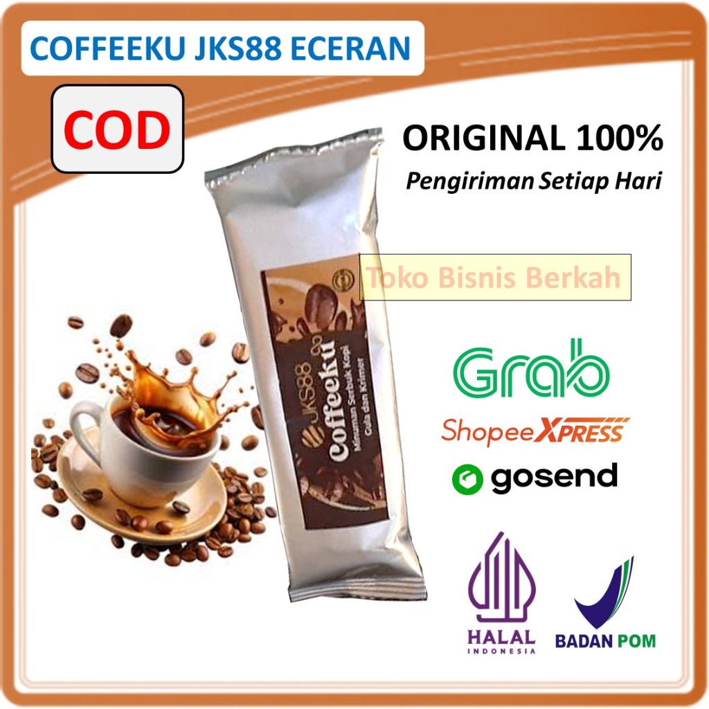 

COFFEEKU JKS88 ECERAN Per Sachet Original Halal BPOM - Agen Resmi