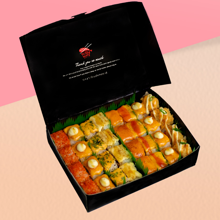 

Sushi Huramura Platter (32 pcs) - Sushi Mate - Halal
