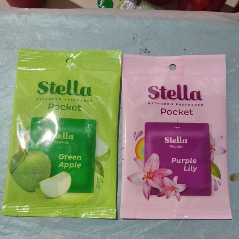 Stella Pocket Green Apple Purple Lily Pengharum Ruangan Kamar Mandi Mobil