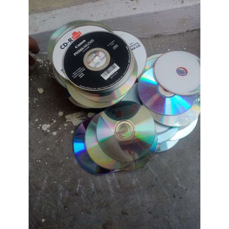 Kaset CD bekas VCD kaset bekas bahan kerajinan isi 50pcs