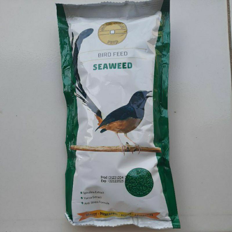 Gold Coin Bird Feed Seaweed | Pakan burung gold coin seaweed