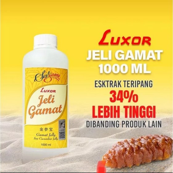 Jelly Gamat Luxor Jelly Gamat Gold 34% Exstrak Teripang emas - 1000 ml