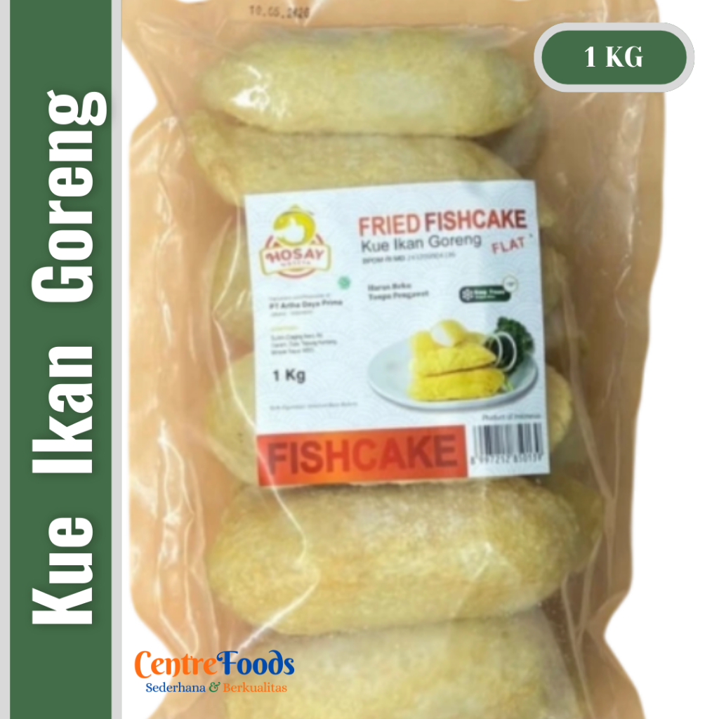 

Kue Ikan Goreng - Fried Fish Cake Flat Hosay | 1.000gr [ Harga Per BKS ]