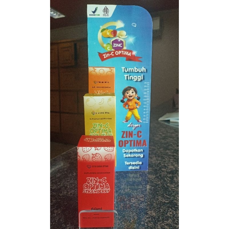 Zin-C Optima /Zinc Optima/vitamin Zinc/vitamin anak/vitamin meningkatkan nafsu makan
