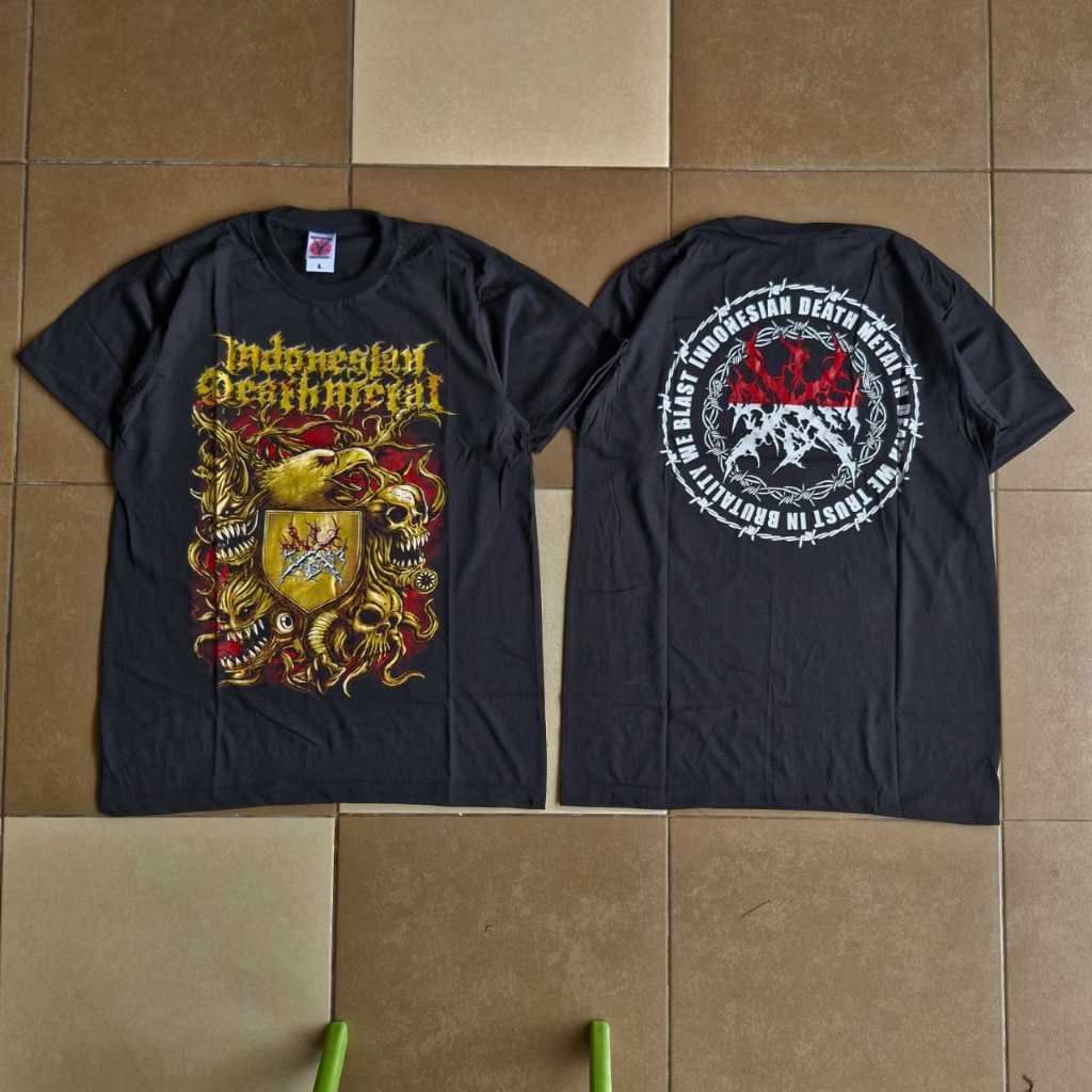 Kaos Metal Prapatan Rebel Original/Size L