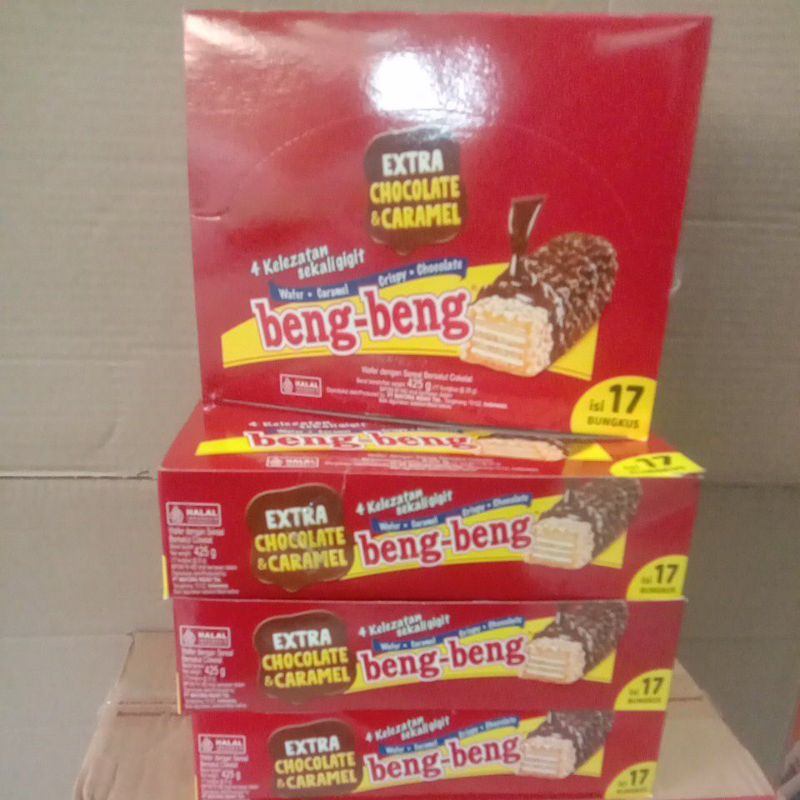 

Classica2106 Beng-Beng Wafer Coklat & Karamel 1 Box Isi 17 Pcs