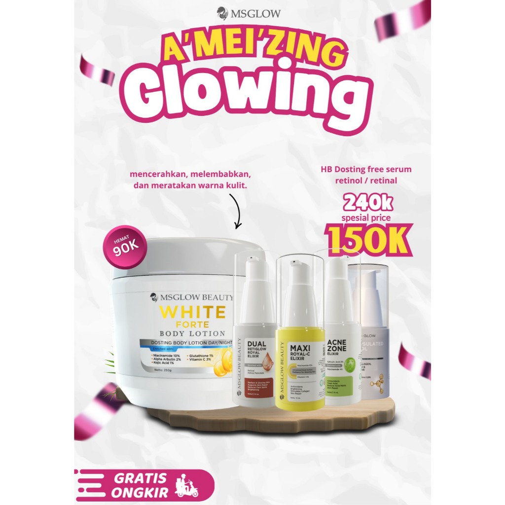 MS GLOW HB DOSTING BODY LOTION