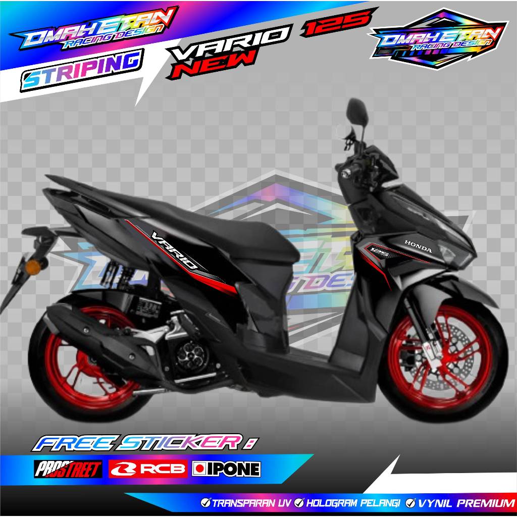 STRIPING VARIASI HONDA VARIO 125 NEW / STICKER MOTOR HONDA VARIO 125 NEW