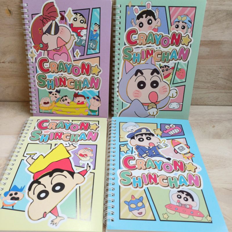 

Buku tulis ring A5 SHINCHAN 60 lembar 8001