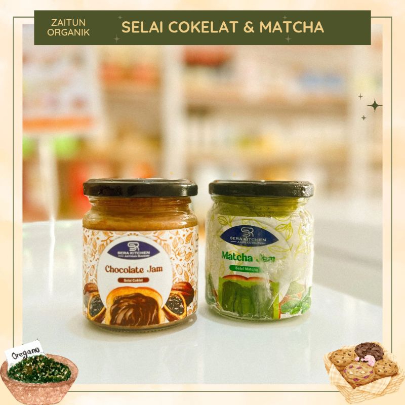 

Selai Coklat Jam | Selai Matcha Jam | Selai Coklat Vegan | Selai Matcha Vegan | Serakitchen