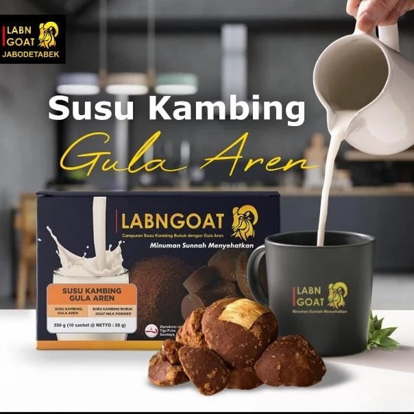 

Terlaris Labn Goat Susu Kambing Etawa Bubuk Dengan Gula Aren Asli