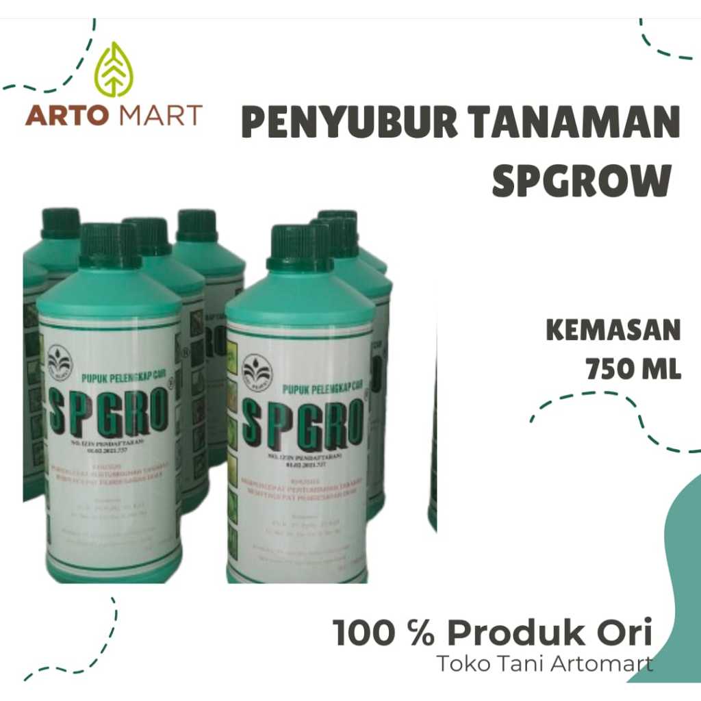 Penyubur tanaman SPGRO hijau 250ml & 750ml