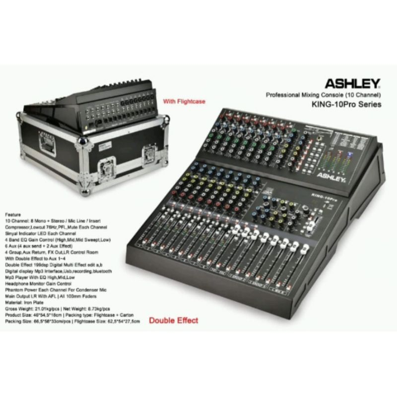 Mixer Ashley King 10Pro King 10 Pro Series 10 Channel ORIGINAL