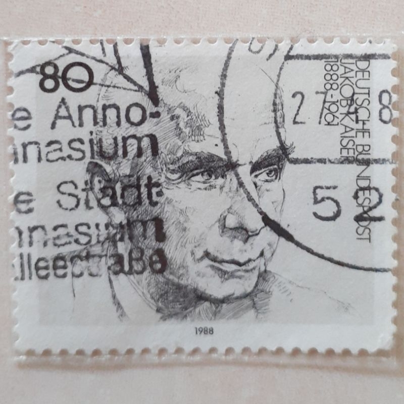 

Perangko Jerman Birth Centenary of Jakob Kaiser Tahun 1988