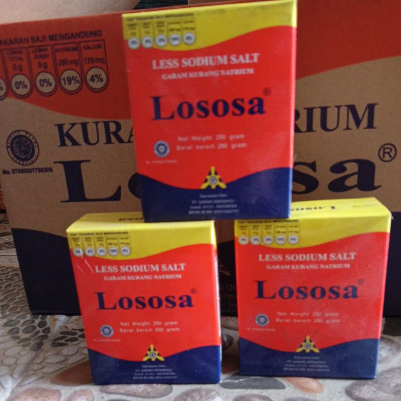 

Garam Lososa 250g Garam Kurang Natrium