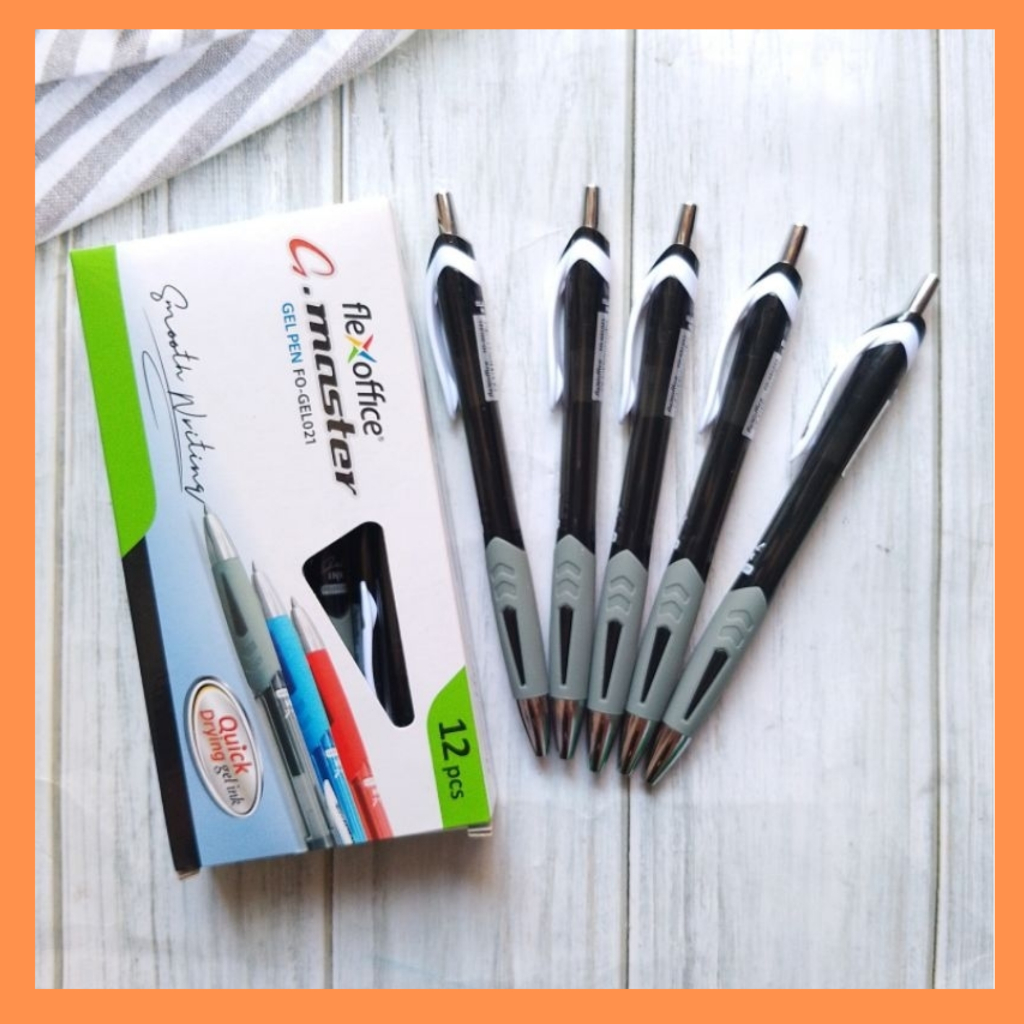 

FLEXOFFICE Pena tinta gel hitam 0.5mm FO-GEL021 ( pcs )