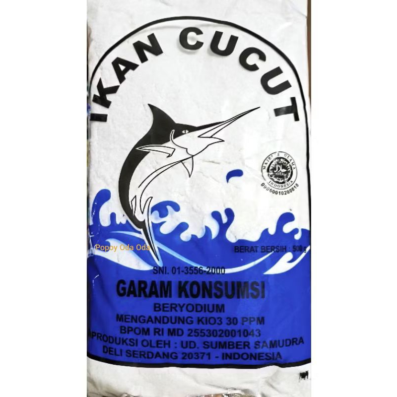 

Garam Konsumsi Merk Ikan Cucut 500gr