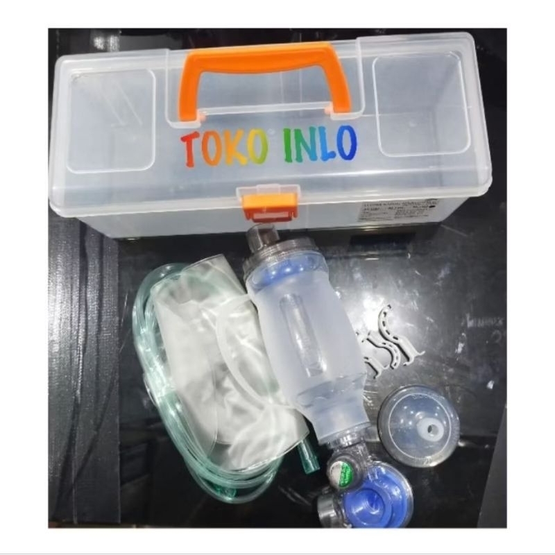 Ambubag Manual Silikon Dewasa/Silicon Manual Resuscitator Set