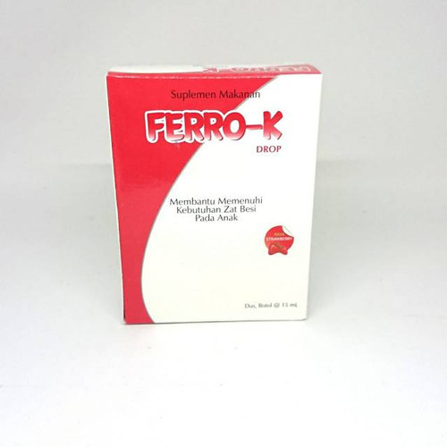 

FERRO K DROPS 15ML tambah zat besi